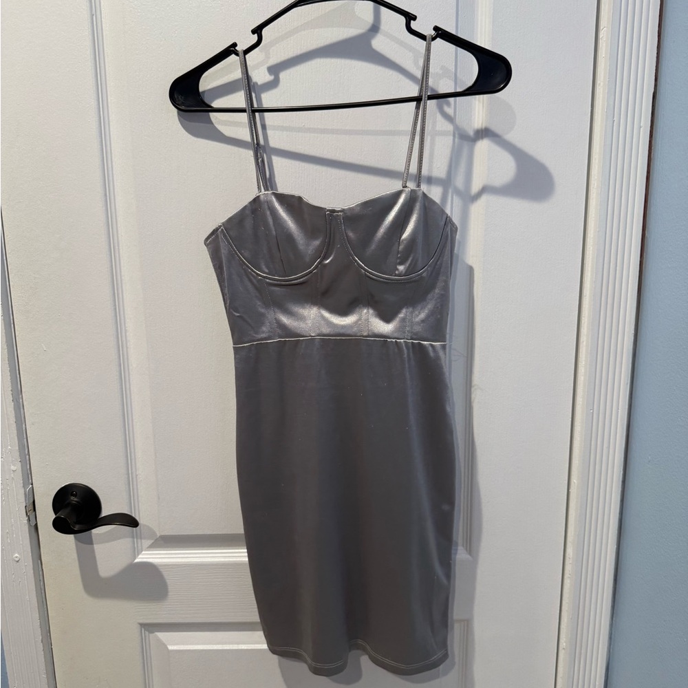 Forever 21 Metallic Silver Camisole